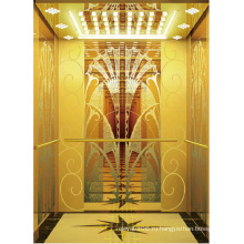 Пассажирский Лифт Лифт Высокого Качества Золото Вытравленное Зеркало Тай-K164 Аксен 